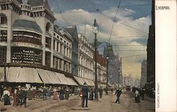 Liverpool - Church Street Postcard