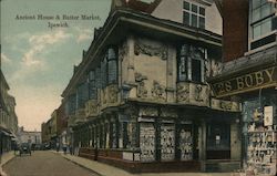 Ancient House & Butter Market Ipswich, England Postcard Postcard Postcard