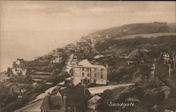 View of Town Sandgate, England Postcard Postcard Postcard