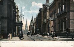 Park Row Leeds, United Kingdom Yorkshire Postcard Postcard Postcard