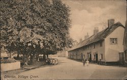 Village Green Otterton, England Postcard Postcard Postcard