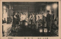 Men in uniform Postcard