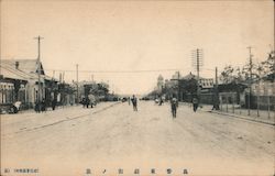 View of a street Japan Postcard Postcard Postcard
