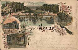 Souvenir of Versailles (Gruss Aus Style) Postcard