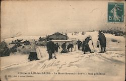 L'Hiver a Aix-les-bains. Le Mont Revard(1565), Vue Generale Postcard