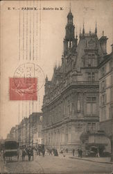 Paris X - Mairie du X Postcard
