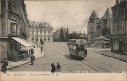 Le Mans - Place de la Prefecture Postcard