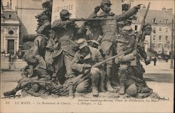 Le Monument de Chanzy - L'Attaque Postcard