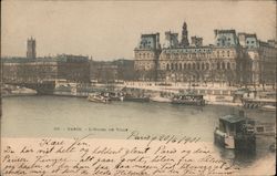 Paris - L'Hotel de ville Postcard
