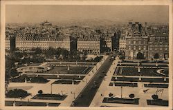 Hotel Wagram, Jardin des Tuileries Postcard