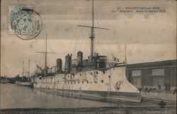 Rochefort - Sur Mer Le "Bugeaud" dans le Bassin Postcard