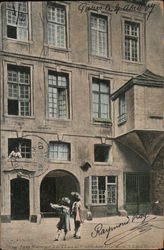 Paris Historique L'lle S'Louis au 17, Hotel De La Charron Postcard