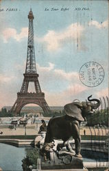 Paris - La Tour Eiffel Postcard