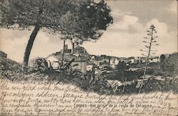 Cannes - Vue prise de la route de Grasse Postcard