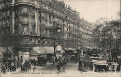 Le Boulevard Monmartre (IXe) Paris, France Postcard Postcard Postcard