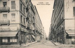 Lyon - Rue Victor-Hugo France Postcard Postcard Postcard