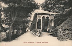 Entree de la Buvette Brides-les-Bains, France Postcard Postcard Postcard