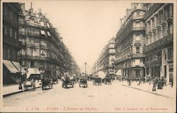 L'Avenue de l"Opera Paris, France Postcard Postcard Postcard
