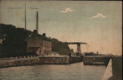 Jemappes - The Lock Postcard