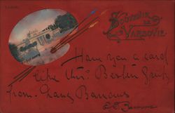 Souvenir de Varsovie Postcard