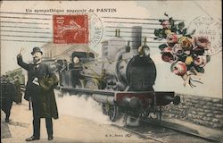 Un sympathique souvenir de Pantin France Postcard Postcard Postcard