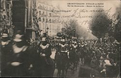 Les Souverains Ditalie a Paris Postcard