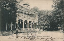 Paris - Buttes-Chaumont - Le Pavillon Restaurant Postcard