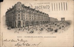 Elysee-Palace-Hotel (Champs-Elysees) Paris, France Postcard Postcard Postcard