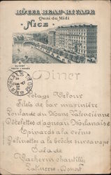 Hotel Beau-Rivage, Quai du Midi Postcard