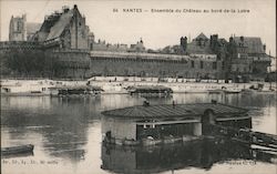 Ensemble du Châteaux au bord de la Loire Postcard