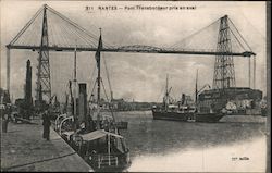 Pont Transbordeur Pris en Aval Postcard