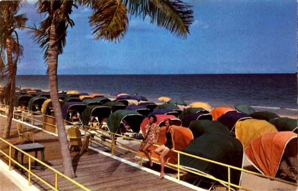 Beach Umbrella Scene Scenic