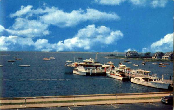 Boats Docked At Little Narragansett Bay Pier Watch Hill Rhode Island