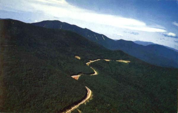 Aerial View Of The Kancamagus Highway White Mountains New Hampshire