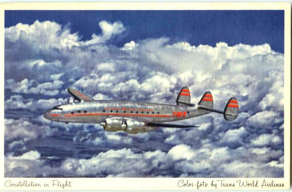 Constellation In Flight Aircraft