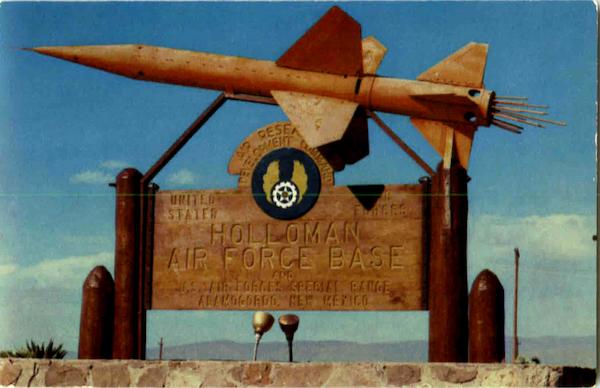 Entrance Holloman Air Force Base Alamogordo New Mexico