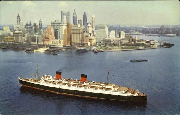 Cunard R.M.S Queen Elizabeth Boats, Ships