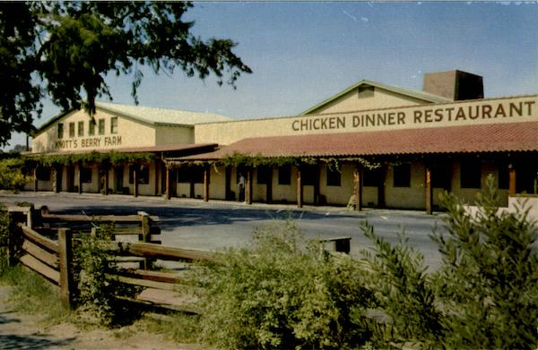 MRS. KNOTT'S CHICKEN DINNER RESTAURANT.At ,, ,, Knott's Berry Farm Buena Park California