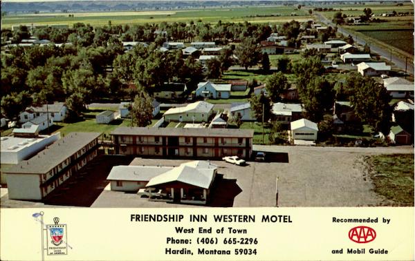 FRIENSHIP INN WESTERN MOTEL, West End of Town Hardin Montana