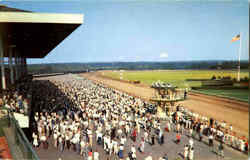 Racing Strip At Narragansett Park Postcard