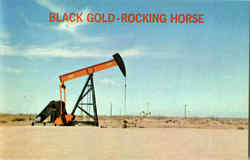 Oil Pump Permian Oil Basin Postcard