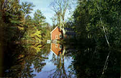 An Old Mill Pond Boscawen, NH Postcard Postcard