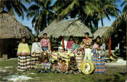 Florida Indians, Musa Isle Miami, FL Postcard Postcard