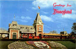 Greetings From Disneyland Postcard