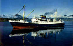 SS Glacier Queen Postcard