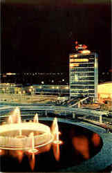 International Park NY Airport Postcard