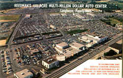 Reedman's 150 Acre Multi Million Dollar Auto Center Postcard