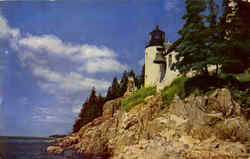 Bass Harbor Light, Acadia National Park Mount Desert Island, ME Postcard Postcard