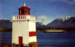 Lighthouse At Brockton Point Vancouver, BC Canada British Columbia Postcard Postcard
