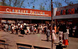 Lincoln Park Clambake Pavillion Postcard